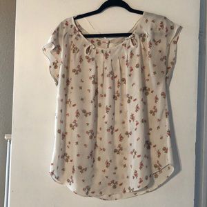 LC Lauren Conrad SS Floral Top